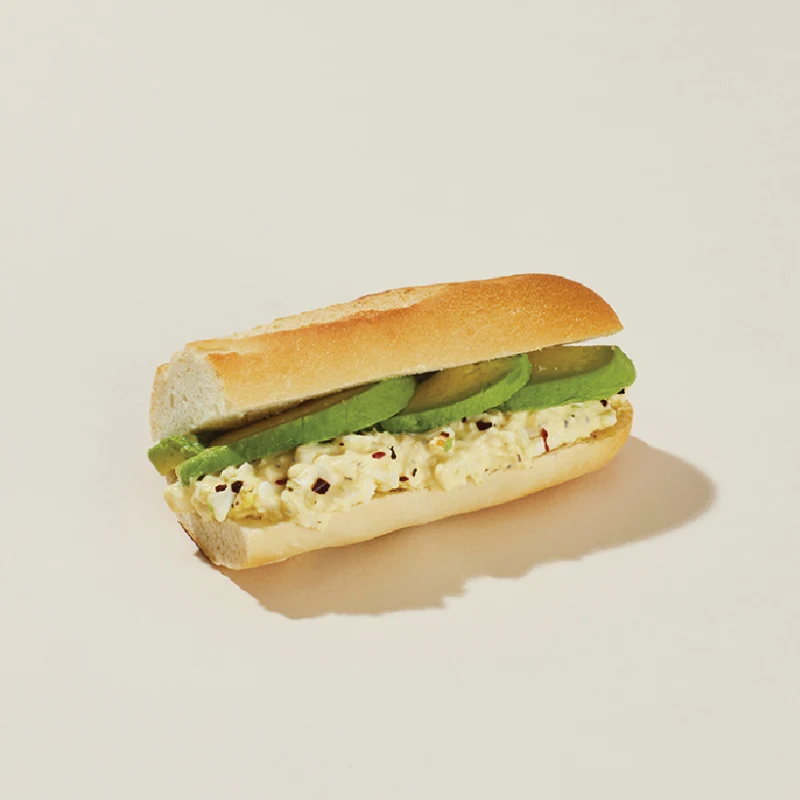 US004339 Egg Salad and Avocado Breakfast Baguette