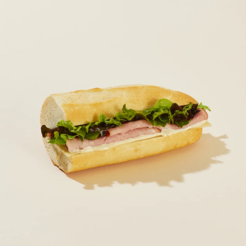 US004667 Prets Famous Ham & Cheese Baguette Slim